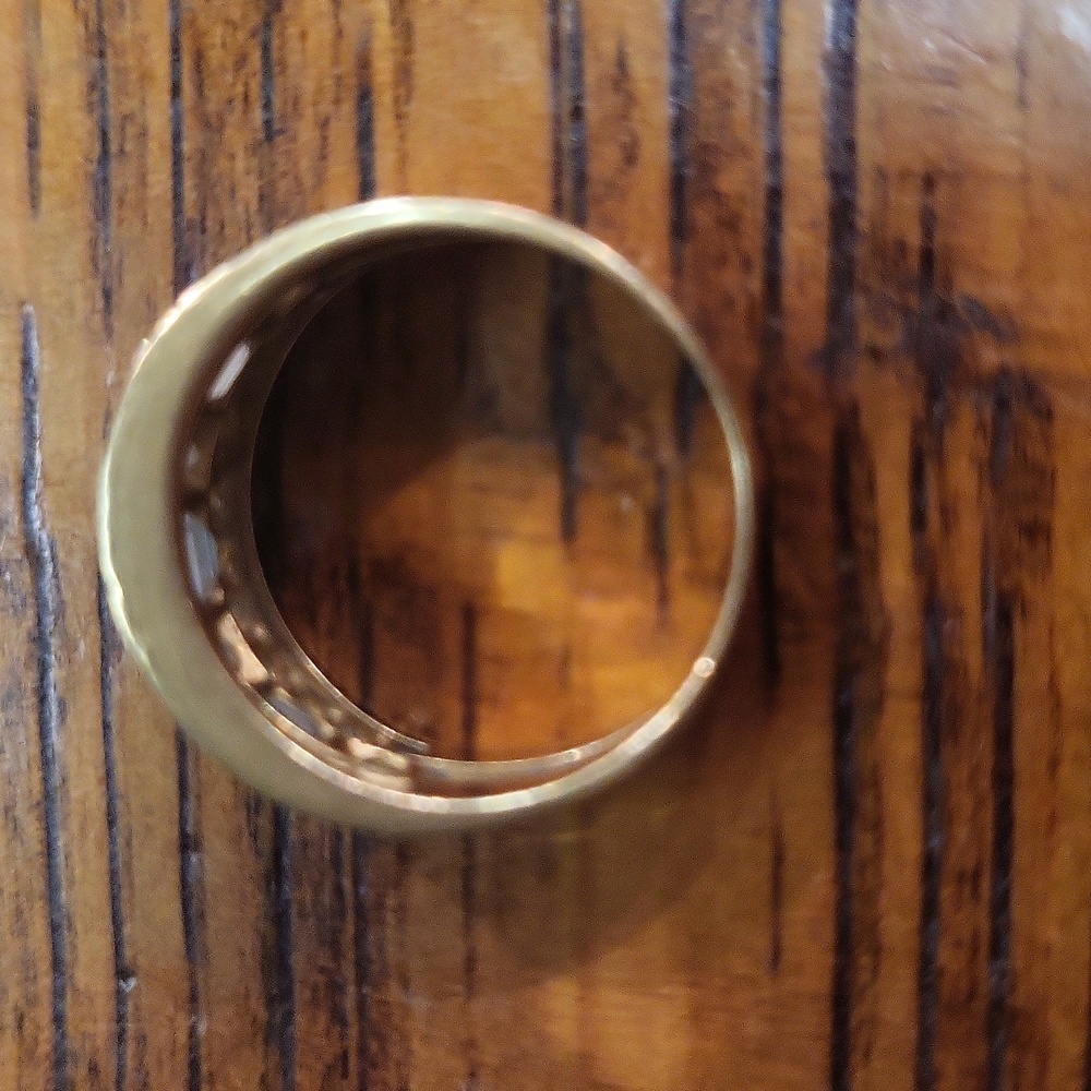 18 KT GOLD 1 Carat E F VVS 1  EXTREMELY FINE ESTATE DIAMOND RING  ONE OF A KIND - Picture 5 of 6